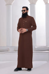 Saudi Shirt Collar Thobe – Exude elegance - Ainsunnah