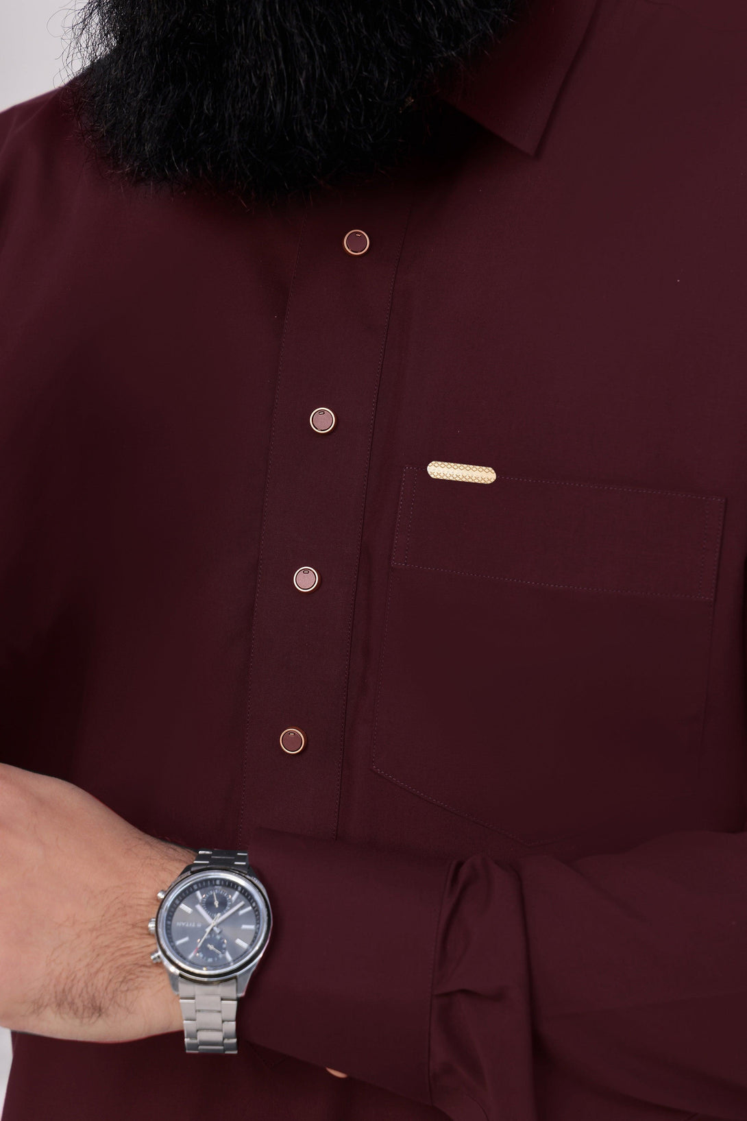 Saudi Shirt Collar Thobe – Exude elegance - Ainsunnah