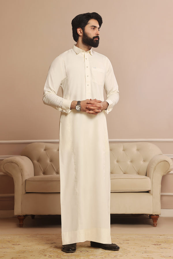 Saudi Shirt Collar Thobe – Exude elegance