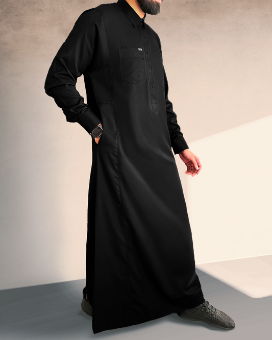 Saudi Thobe - Shirt Collar & Cuffs 1600