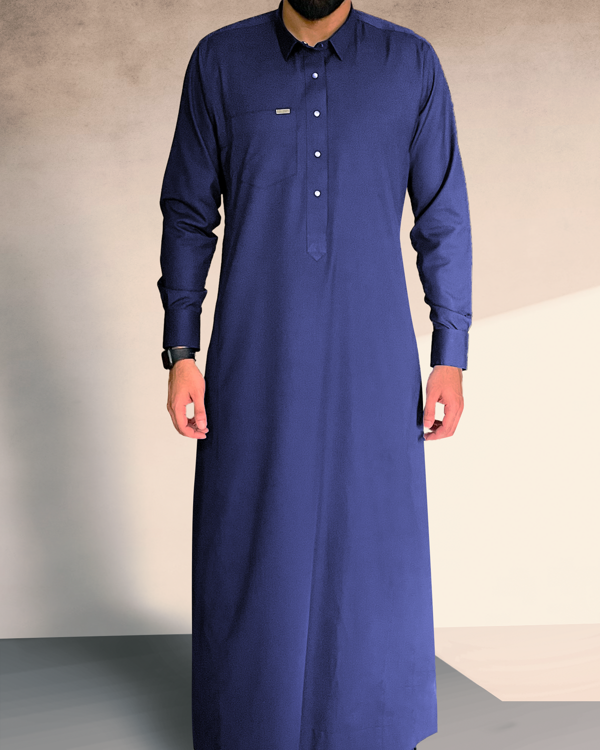 Saudi Royal Blue Thobe – Exude elegance