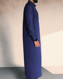 Saudi Royal Blue Thobe – Exude elegance