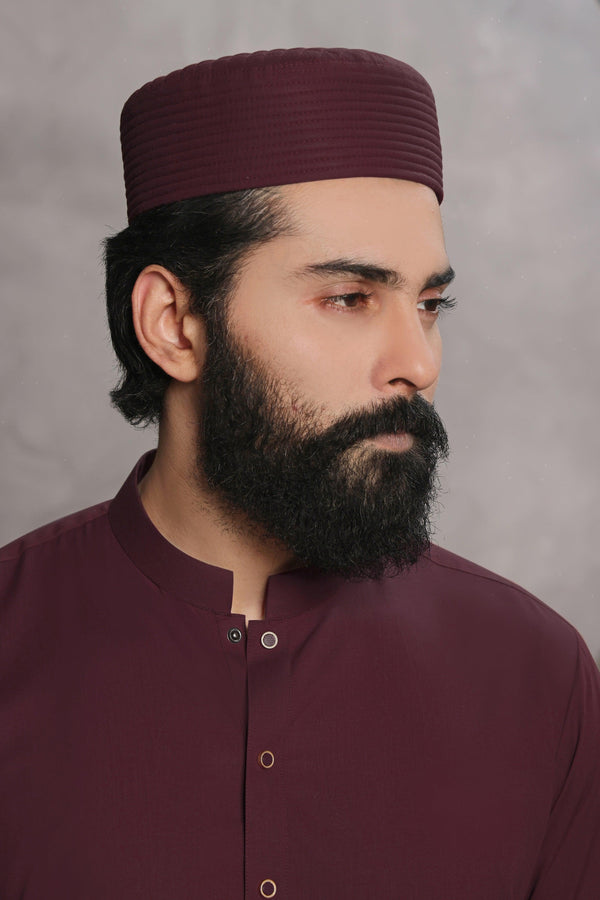 Quilted Islamic Cap (Kufi, Topi) - Ainsunnah