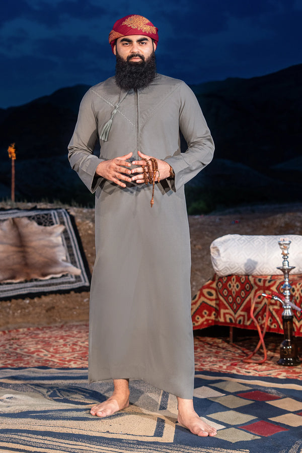 Gray Omani Kandura