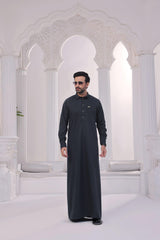 Saudi Shirt Collar Thobe – Exude elegance - Ainsunnah